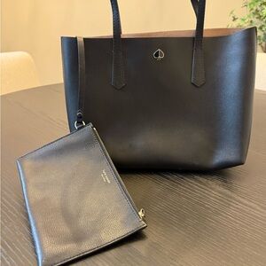 Kate Spade Black Tote with Pouch
